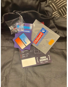 veste parka blouson de Securite noir Cityguard neuf taille m 2