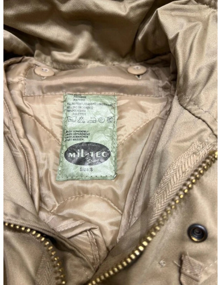 Mil-tec veste parka M65 classique americain kaki taille s xl 10315004