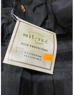 veste blouson parka mil-tec noir high protection taille m neuf 2