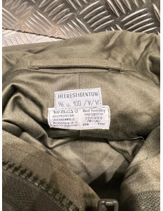 blouson vert militaire heereseigentum kaki neuf taille taille 96u/100 ou 104-108 2