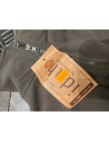 sweat polaire marron idaho neuf taille l