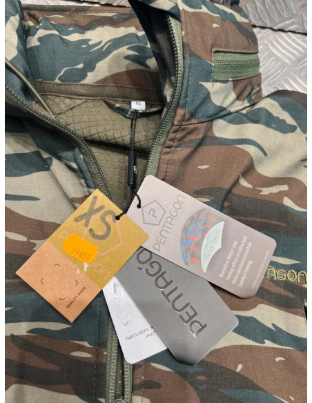 pentagon veste parka softshell artaxes jacket k08011-56 Greek Lizard xs xxl xxxl