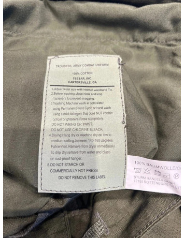 pantalon militaire us acu rip-stop mil-tec vert olive neuf taille xl 11924001