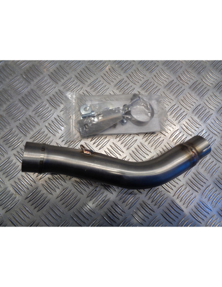 tube intermediaire raccord pot echappement crd inox qp2 quad suzuki 450 ltr 2006