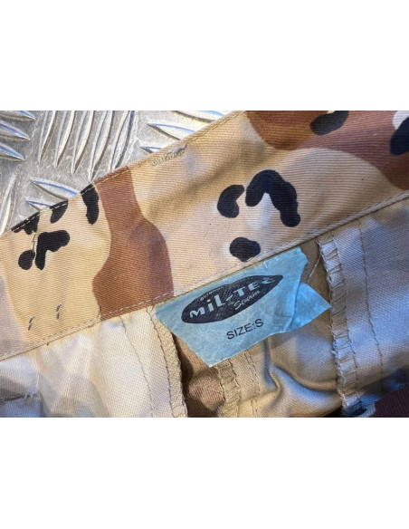 mil-tec teesar pantalon bdu en ripstop camo desert neuf taille s