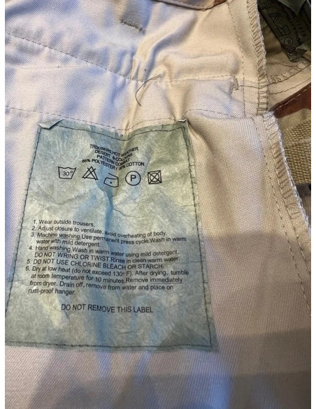 mil-tec teesar pantalon bdu en ripstop camo desert neuf taille s