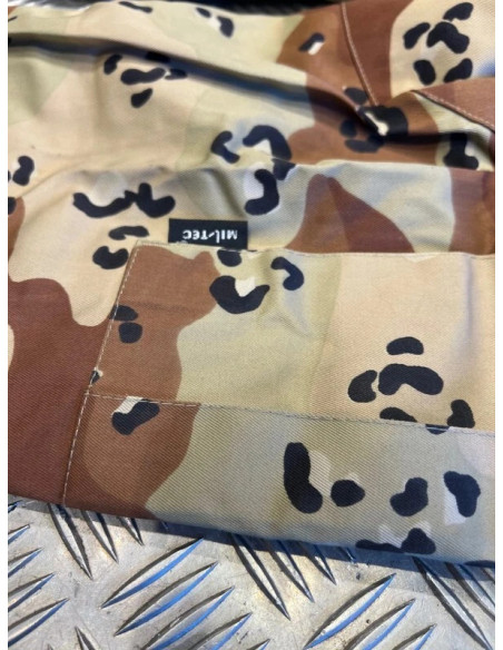 mil-tec teesar pantalon bdu en ripstop camo desert neuf taille s