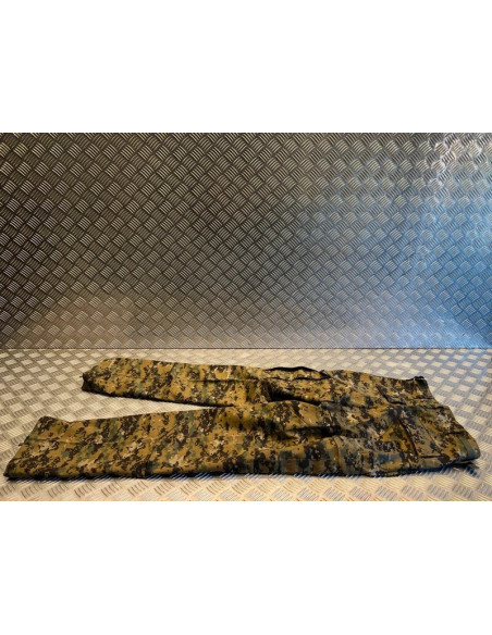 Mil-tec teesar pantalon bdu en ripstop camo digital woodland neuf taille s