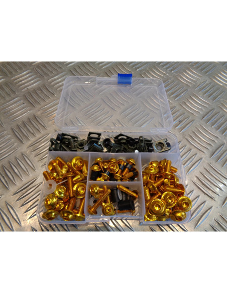 177 vis boulon ecrou clips jaune cache carenage carrosserie moto scooter fixatio