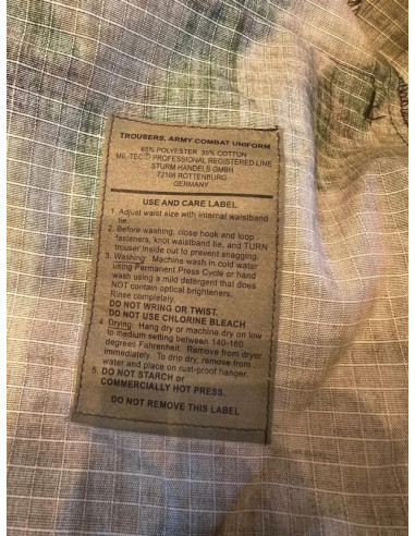 pantalon mil-tec trousers army combat uniform taille s neuf airsoft paintball