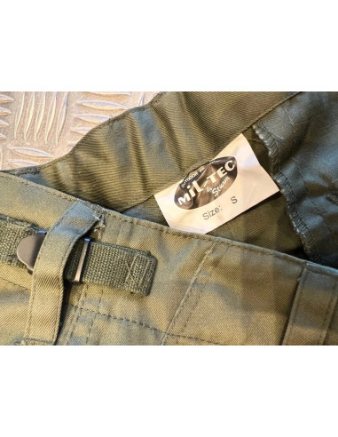 pantalon mil-tec vert olive taille s neuf 11872 airsoft paintball