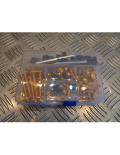 177 vis boulon ecrou clips jaune cache carenage carrosserie moto scooter fixatio 2
