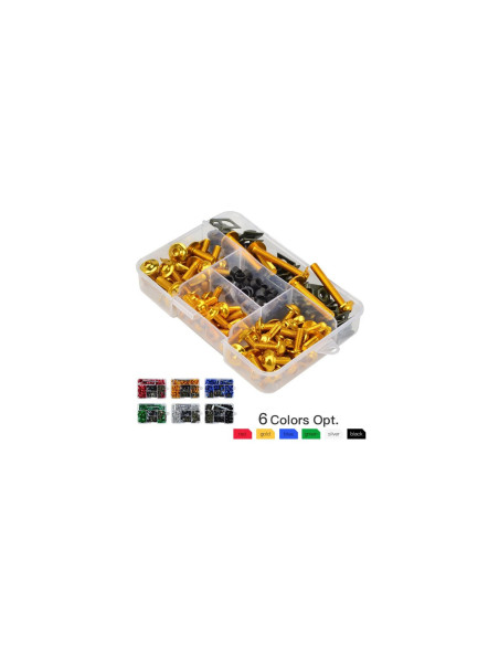 177 vis boulon ecrou clips jaune cache carenage carrosserie moto scooter fixatio