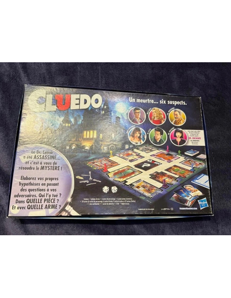 jeu de societe cluedo de hasbro comme neuf
