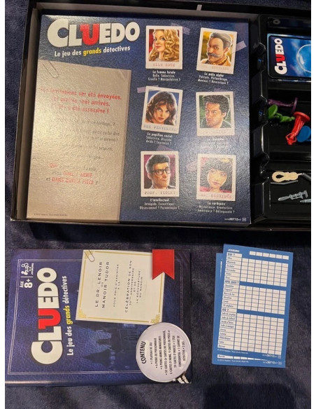 jeu de societe cluedo de hasbro comme neuf