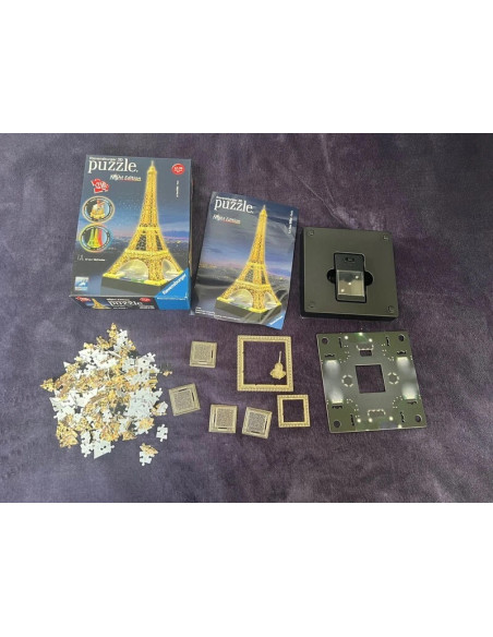 puzzle tour Eiffel 3d night edition ravensburger