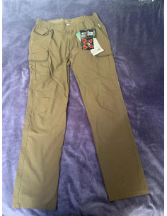 pantalon chasse percussion hyperstretch savane marron kaki taille 46 neuf