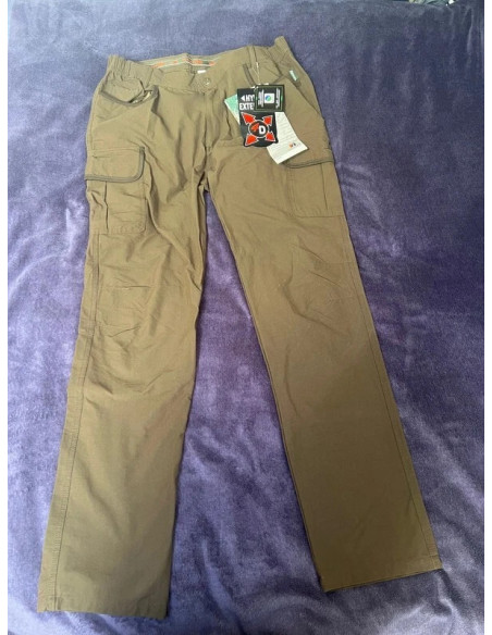 pantalon chasse percussion hyperstretch savane marron kaki taille 46 neuf