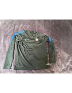 t shirt sweat manche longues FFF football nike dri fit enfant taille xl 158-170