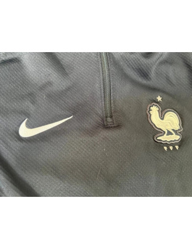 t shirt sweat manche longues FFF football nike dri fit enfant taille xl 158-170