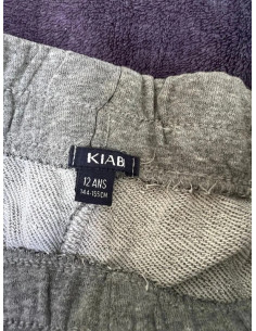 short enfant gris kiabi 12 ans 144 - 155cm 2