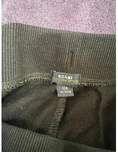 pantalon noir jogging enfant kiabbi co conception 12 ans 144-155cm 2