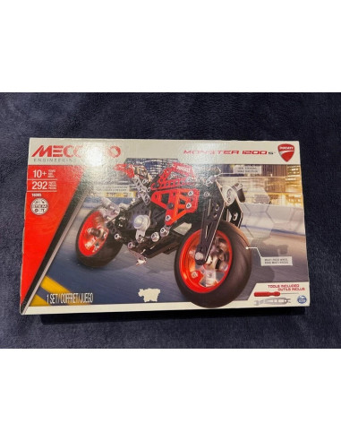 meccano moto ducati monster 1200 s coffret Inventions avec 292 Pièces neuf