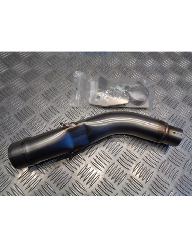 tube intermediaire raccord pot echappement crd inox qp2 quad suzuki 450 ltr 2006