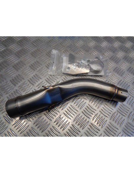 tube intermediaire raccord pot echappement crd inox qp2 quad suzuki 450 ltr 2006