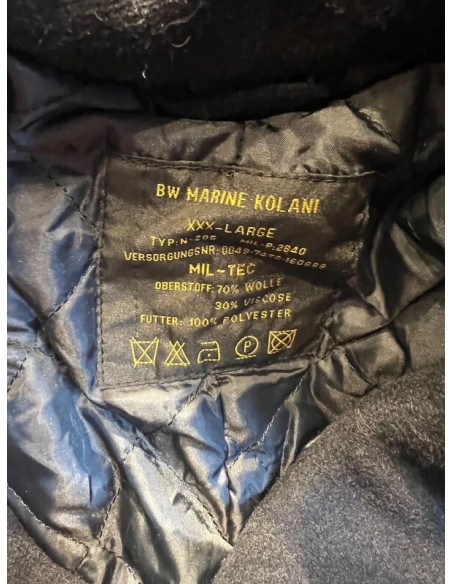 manteau mil-tec BW noir colani taille xxxl neuf