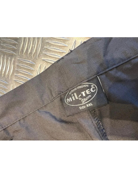 pantalon mil-tec noir taille xxl neuf pour sport airsoft et paintball