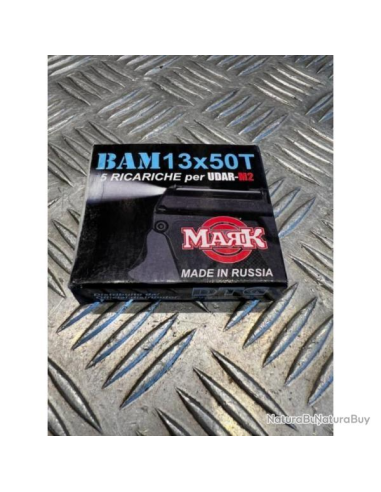 munition training bam udar m2 cal 13X50T boite de 5 defense lacrymogene