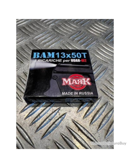munition training bam udar m2 cal 13X50T boite de 5 defense lacrymogene