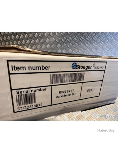 Carabine STOEGER Rx20 Dynamic 19.9 Joules Cal 4.5mm