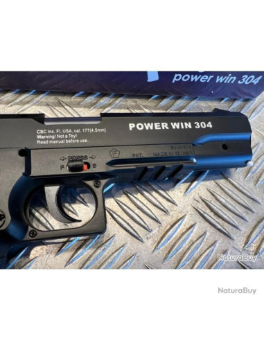 Pistolet CO2 Borner Powerwin 304 4.5 bbs (3 joules)