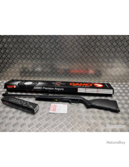 Neuf    Énergie: 16 joules Vitesse du plomb classique: jusqu’à 305 m/s Poids: 2.4 kilos Longueur: 110 cm Mécanisme: Réarmement m