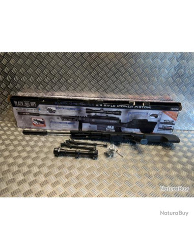 Carabine à air comprimé Black Ops type sniper cal. 4,5 mm Gas Piston 19.9 joules