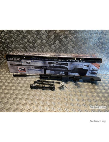 Carabine à air comprimé Black Ops type sniper cal. 4,5 mm Gas Piston 19.9 joules