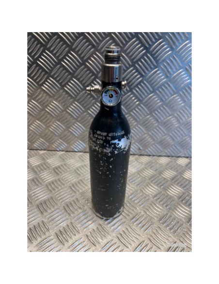 Bouteille alu 0.5L air paintball joints et mano preset neuf