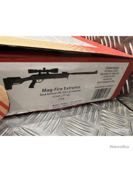 Carabine Crosman Mag-Fire Extrême 4.5mm (20 joules)