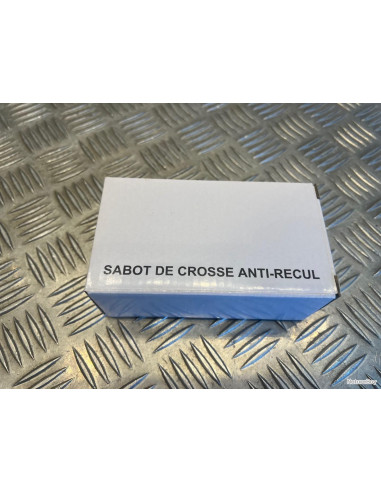 sabot anti recul caoutchouc noir confort pour les crosse