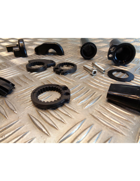 poignee gaz accelerateur simple double cable moto scooter multimarque universel