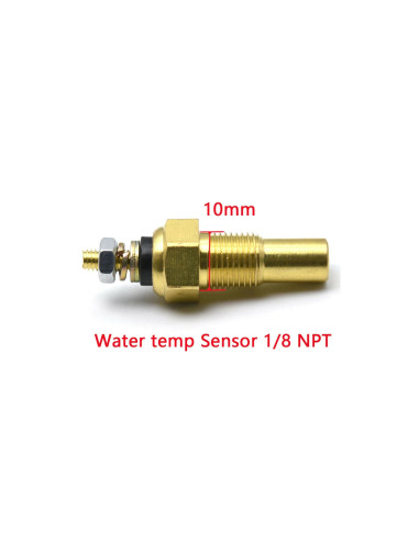 sonde de temperature eau huile npt 1/8 m10 scooter moto quad buggy atv universel
