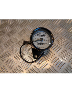 compteur vitesse noir 140 kms/h mecanique adptable universel scooter atv moto qu