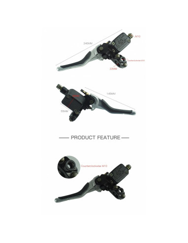 maitre cylindre gauche frein arriere scooter mbk 50 nitro yamaha aerox universel