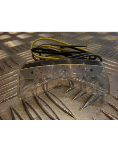 feu arriere 11 leds moto scooter quad universel adaptable