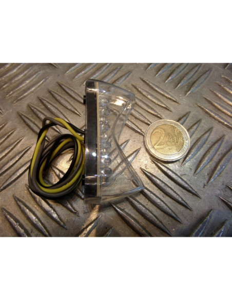feu arriere 11 leds moto scooter quad universel adaptable