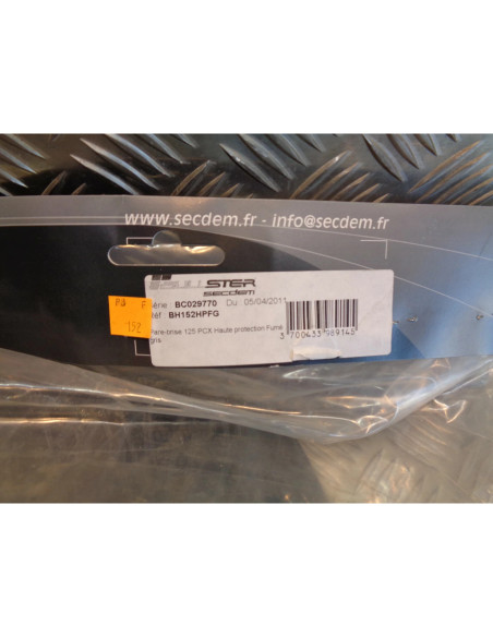 pare brise bulle saute vent bulster fume gris scooter honda 125 pcx secdem