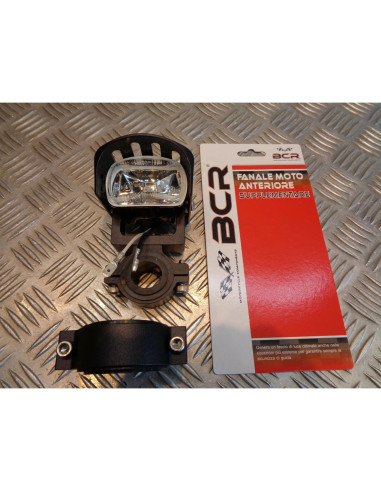 phare additionnel eclairage avant ampoule h3 12V - 55W moto scooter velo tube 25