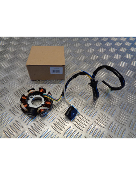 stator 8 Poles chinois125 gy6 152qmi exterieur 88mm - intérieur 28.9mm - entraxe